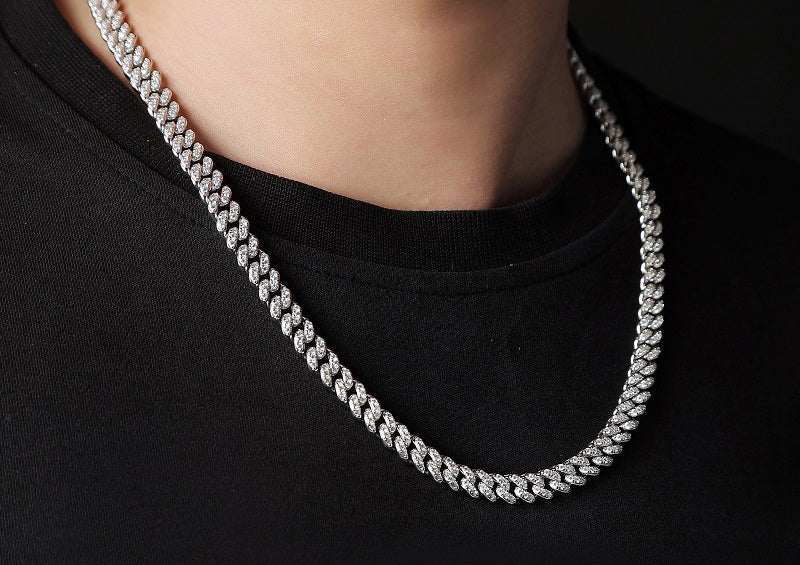 Elevate Your Elegance with the Life Convention Luxury Fashion Mossan Diamond S925 Silver Necklace